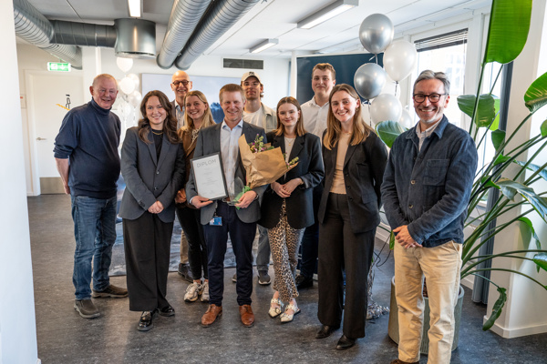 Finalister og jury til Årets Cphbusinesspraktik 2023/2024.