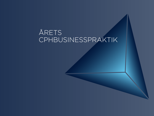 Logo for Årets Cphbusinessbusinesspraktik